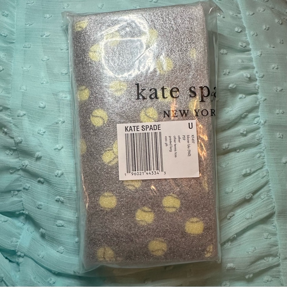 Kate Spade Tennis Wallet NWT Large Slim Bifold Wallet New Tennis Toss 🎾👟🏸 - Picture 5 of 6